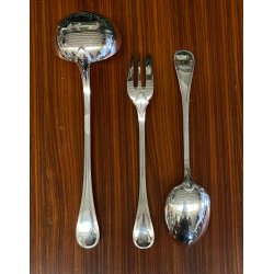 SERVIZIO 12 pers POSATE ARGENTATE Christofle Albi MIDCENTURY LUXURY CURTLERY