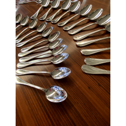 SERVIZIO 12 pers POSATE ARGENTATE Christofle Albi MIDCENTURY LUXURY CURTLERY