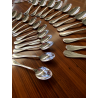 SERVIZIO 12 pers POSATE ARGENTATE Christofle Albi MIDCENTURY LUXURY CURTLERY