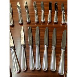 SERVIZIO 12 pers POSATE ARGENTATE Christofle Albi MIDCENTURY LUXURY CURTLERY