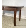 ANTICO TAVOLO PRANZO RETTANGOLARE LEGNO CASTAGNO 1 CASSETTO TABLE SALA 1800