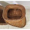 COPPIA POLTRONA VINTAGE RATTAN DESIGN MIDCENTURY BAMBU ESTERNO MIDOLLINO