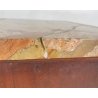 ANTICA COPPIA COMODINO IMPERO LEGNO NOCE MARMO 1800 EPOCA COMODINI NAPOLEONE III