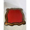 ANTICO TAVOLO DA GIOCO APRIBILE STILE BOULLE EPOCA '900 BRONDO DORATO INTARSIO