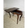 ANTICO TAVOLO DA GIOCO APRIBILE STILE BOULLE EPOCA '900 BRONDO DORATO INTARSIO