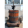 ANTICO TORCHIO MANUALE PER UVA BOTTIGLIA VINO LEGNO FERRO BATTUTO 1900 PRESSA