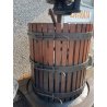 ANTICO TORCHIO MANUALE PER UVA BOTTIGLIA VINO LEGNO FERRO BATTUTO 1900 PRESSA