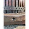 ANTICO TORCHIO MANUALE PER UVA BOTTIGLIA VINO LEGNO FERRO BATTUTO 1900 PRESSA