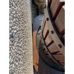 ANTICO TORCHIO MANUALE PER UVA BOTTIGLIA VINO LEGNO FERRO BATTUTO 1900 PRESSA