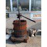 ANTICO TORCHIO MANUALE PER UVA BOTTIGLIA VINO LEGNO FERRO BATTUTO 1900 PRESSA