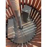 ANTICO TORCHIO MANUALE PER UVA BOTTIGLIA VINO LEGNO FERRO BATTUTO 1900 PRESSA