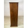 ANTICA CREDENZA 1800 LEGNO NOCE ALZATA CUCINA EPOCA DISPENSA 2 ANTE RIBALTA