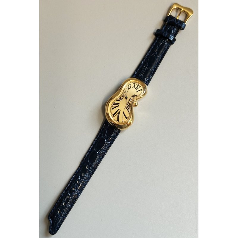 OROLOGIO POLSO Softwatch EXAEQUO Salvador Dalì 92009 Vintage Wrist Watch DESIGN
