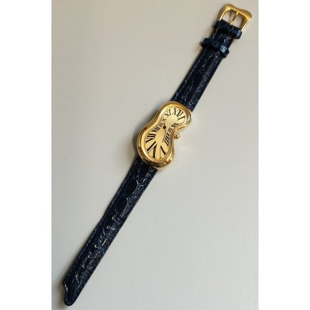 OROLOGIO POLSO Softwatch EXAEQUO Salvador Dalì 92009 Vintage Wrist Watch DESIGN
