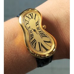 OROLOGIO POLSO Softwatch EXAEQUO Salvador Dalì 92009 Vintage Wrist Watch DESIGN