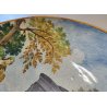 GRANDE ANTICO PIATTO PARATA 61cm 1800 CERAMICA MAIOLICA DIPINTO SCENA MITOLOGICA