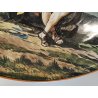 ANTICO PIATTO PARATA CERAMICA MAIOLICA DIPINTO Sesto Fiorentino LA COLONNATA