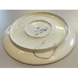ANTICO PIATTO PARATA CERAMICA MAIOLICA DIPINTO Sesto Fiorentino LA COLONNATA