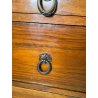 ANTICO GRANDE COMODINO IMPERO epoca 800 Legno Noce CASSETTO ANTA Old Night Table
