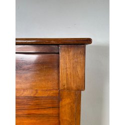 ANTICO GRANDE COMODINO IMPERO epoca 800 Legno Noce CASSETTO ANTA Old Night Table