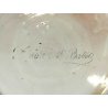 GRANDE ANTICO PIATTO PARATA 49cm 1800 CERAMICA MAIOLICA DIPINTO SCENA MITOLOGICA