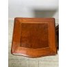 ANTICA COPPIA COMODINI LEGNO INTARSIATO LUIGI XV CASSETTI EPOCA 1900 NIGHT TABLE