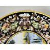 ANTICO PIATTO PARATA MAIOLICA Sesto Fiorentino LA COLONNATA Dipinto Paesaggio