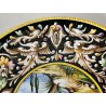 ANTICO PIATTO PARATA MAIOLICA Sesto Fiorentino LA COLONNATA Dipinto Paesaggio