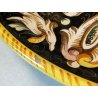 ANTICO PIATTO PARATA MAIOLICA Sesto Fiorentino LA COLONNATA Dipinto Paesaggio