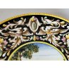 ANTICO PIATTO da PARATA MAIOLICA Sesto Fiorentino LA COLONNATA Dipinto Paesaggio