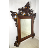 ANTICA GRANDE SPECCHIERA CORNICE LEGNO DORATO 1900 CAMINIERA LIBERTY BAROCCO