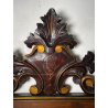 ANTICA GRANDE SPECCHIERA CORNICE LEGNO DORATO 1900 CAMINIERA LIBERTY BAROCCO