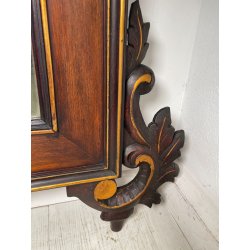 ANTICA GRANDE SPECCHIERA CORNICE LEGNO DORATO 1900 CAMINIERA LIBERTY BAROCCO