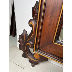 ANTICA GRANDE SPECCHIERA CORNICE LEGNO DORATO 1900 CAMINIERA LIBERTY BAROCCO