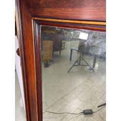 ANTICA GRANDE SPECCHIERA CORNICE LEGNO DORATO 1900 CAMINIERA LIBERTY BAROCCO