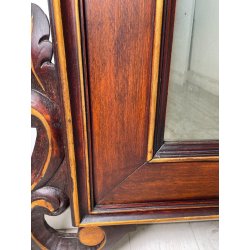 ANTICA GRANDE SPECCHIERA CORNICE LEGNO DORATO 1900 CAMINIERA LIBERTY BAROCCO