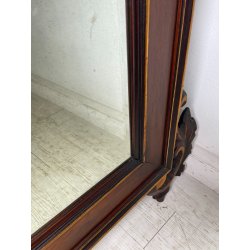 ANTICA GRANDE SPECCHIERA CORNICE LEGNO DORATO 1900 CAMINIERA LIBERTY BAROCCO