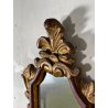 ANTICA COPPIA PICCOLE SPECCHIERE APPLIQUE 2 LUCI EPOCA '800 LUMI CORNICE DORATA