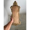 ANTICA COPPIA PICCOLE SPECCHIERE APPLIQUE 2 LUCI EPOCA '800 LUMI CORNICE DORATA