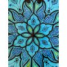 GRANDE PIATTO PARATA Safi MAROCCO 900 Terracotta DIPINTO Turchese DECORO Moresco