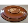 GRANDE PIATTO PARATA Safi MAROCCO 900 Terracotta DIPINTO Turchese DECORO Moresco