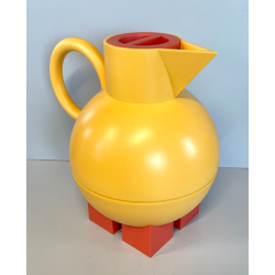TERMOS ALESSI VINTAGE EUCLID MICHAEL GRAVES ANNI 90 BROCCA GIALLA ARANCIONE 1L