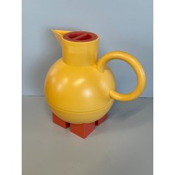 TERMOS ALESSI VINTAGE EUCLID MICHAEL GRAVES ANNI 90 BROCCA GIALLA ARANCIONE 1L