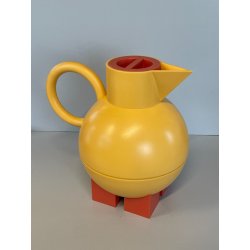 TERMOS ALESSI VINTAGE EUCLID MICHAEL GRAVES ANNI 90 BROCCA GIALLA ARANCIONE 1L