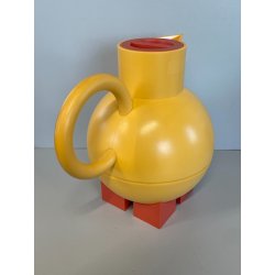 TERMOS ALESSI VINTAGE EUCLID MICHAEL GRAVES ANNI 90 BROCCA GIALLA ARANCIONE 1L