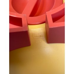 TERMOS ALESSI VINTAGE EUCLID MICHAEL GRAVES ANNI 90 BROCCA GIALLA ARANCIONE 1L