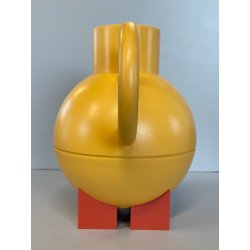 TERMOS ALESSI VINTAGE EUCLID MICHAEL GRAVES ANNI 90 BROCCA GIALLA ARANCIONE 1L