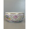 VASO PORCELLANA HEREND DIPINTO FLOREALE FIORI BARATTOLO SCATOLA BOMBONIERA 1960
