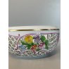 VASO PORCELLANA HEREND DIPINTO FLOREALE FIORI BARATTOLO SCATOLA BOMBONIERA 1960