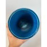 GRANDE VASO CERAMICA BITOSSI ALDO LONDI RIMINI BLU VINTAGE DEISGN ITALIA ANNI 70